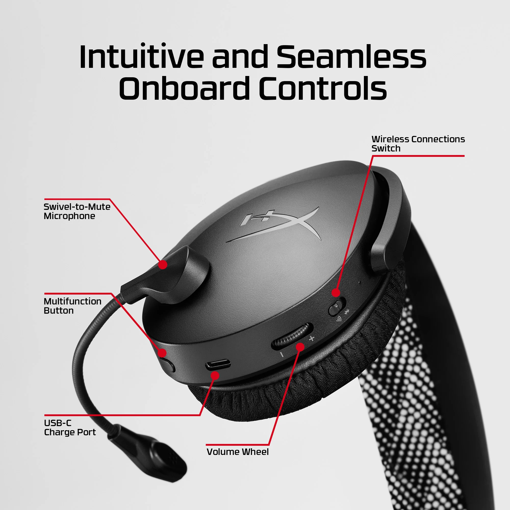 HyperX Cloud Jet - Wireless Gaming Headset - Image 7