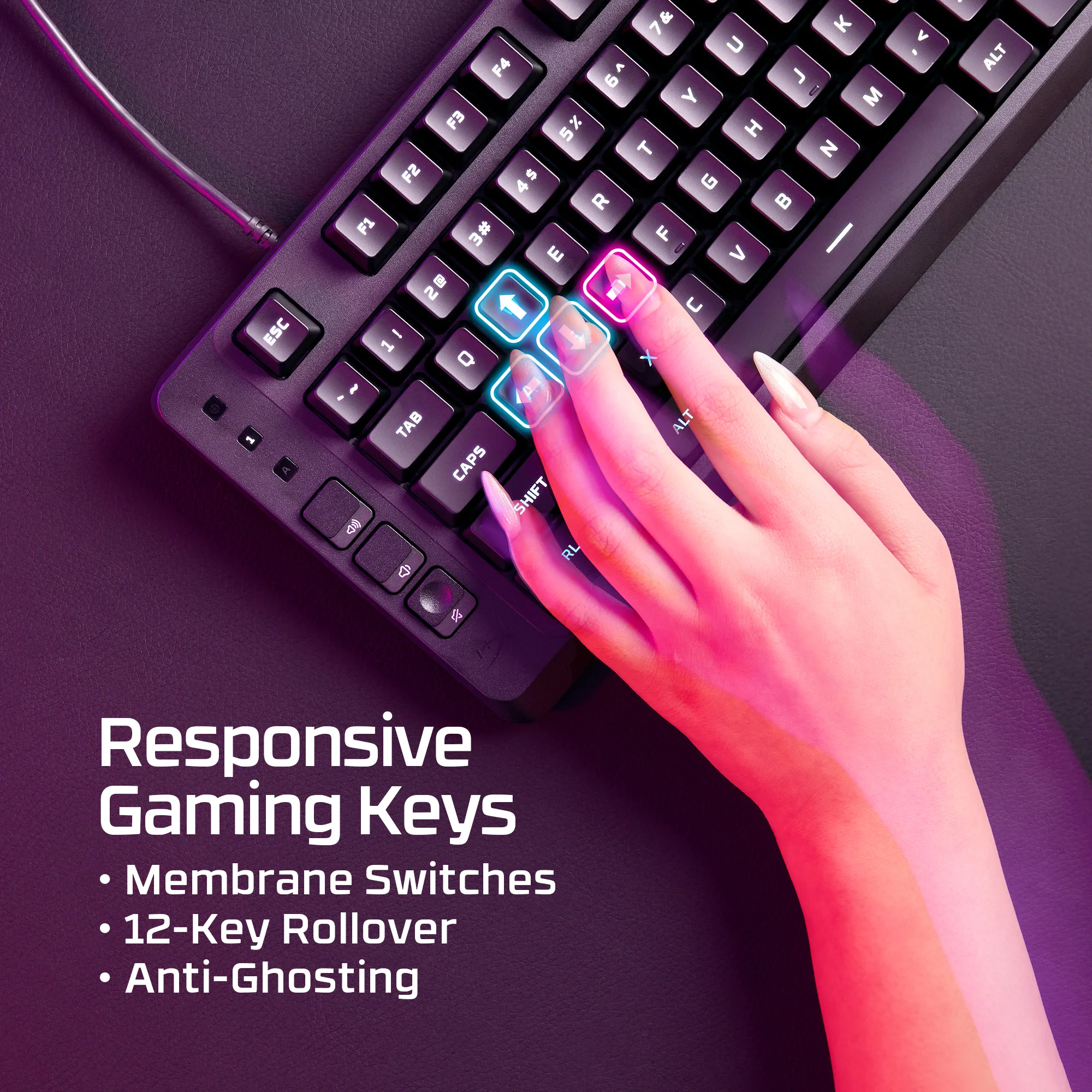 HyperX Eve 1800 - Gaming Keyboard - Image 4