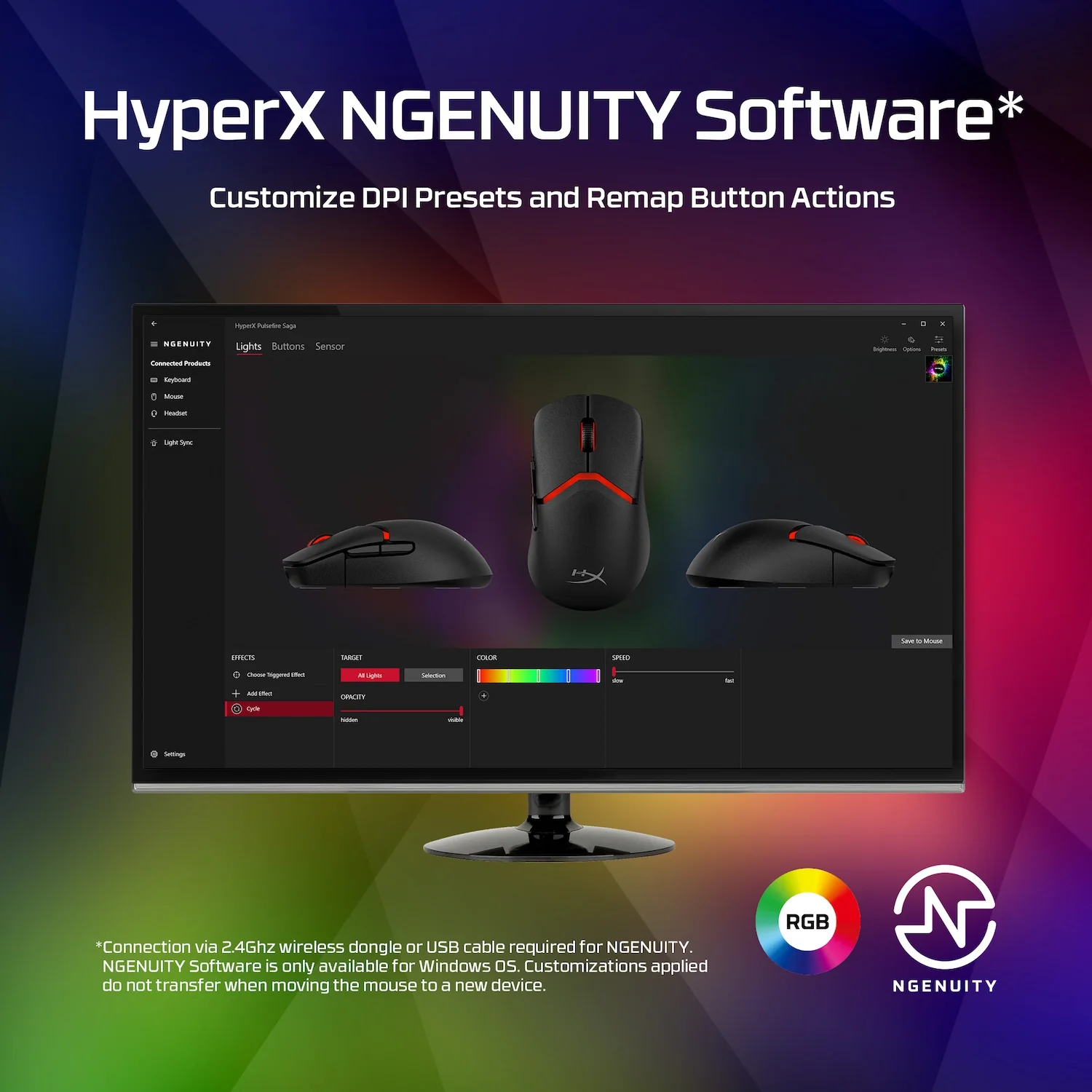 HyperX Pulsefire Saga - Gaming Mouse - Image 8